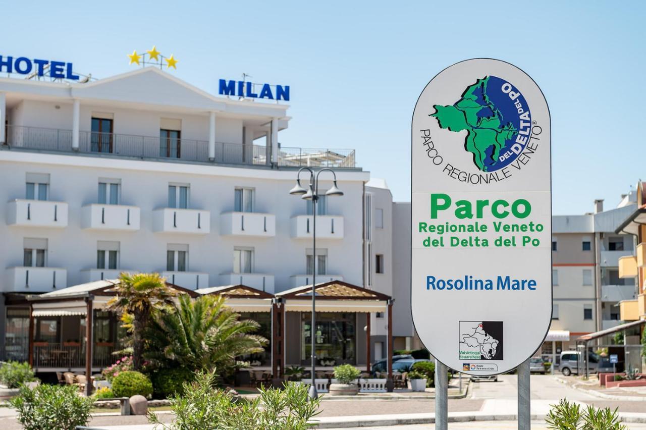 Hotel Milan Розоліна-Маре Екстер'єр фото
